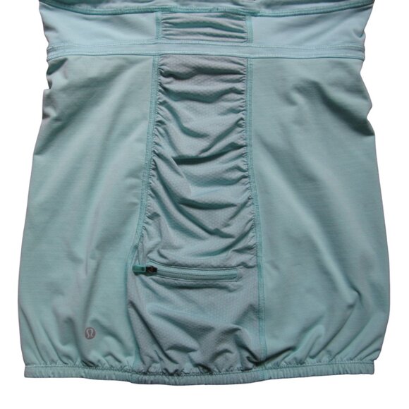 Lululemon light teal tank size 8 ptp 14.5" *GUC - Picture 6 of 8